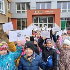 Milé valentýnské překvapení od našich prvňáčků