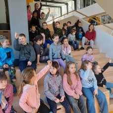 Prvňáčci poprvé v knihovně