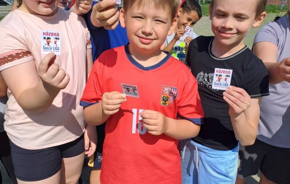 Ukázkovou hodinu tréninku házené