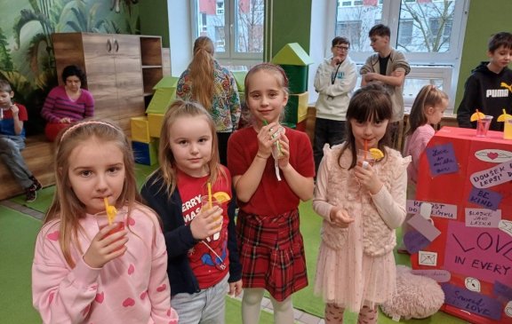 Projektový den sv. Valentýna na 1. stupni