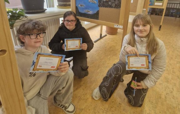 Ocenění za nejlepší práce ve výtvarné soutěži