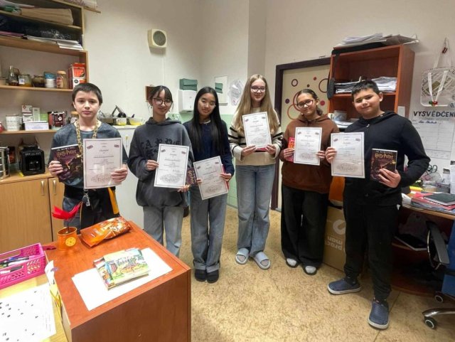 Školní kolo soutěže v anglickém jazyce