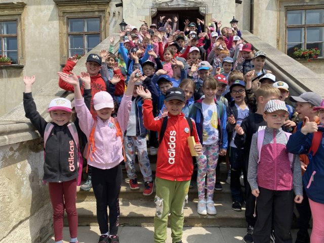 Prvňáčci na výletě