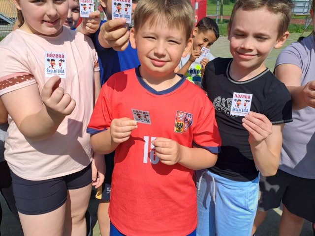 Ukázkovou hodinu tréninku házené