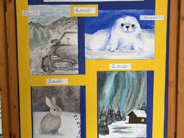 Výtvarná soutěž - Zima