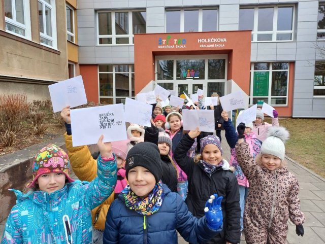 Milé valentýnské překvapení od našich prvňáčků