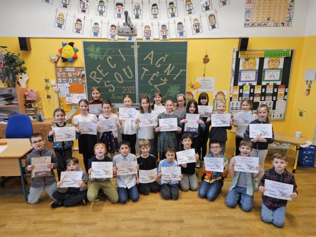 Školní kolo recitační soutěže