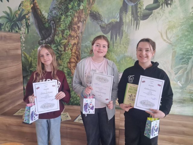 Konverzační soutěž v anglickém jazyce pro 5. ročník