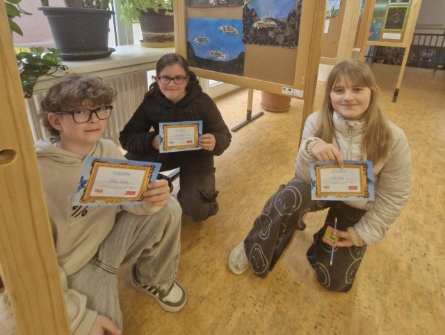 Ocenění za nejlepší práce ve výtvarné soutěži