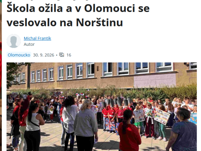 Evropský den jazyků v Olomouckém deníku